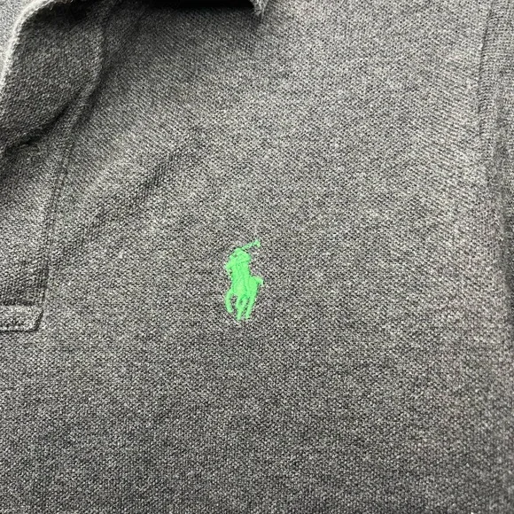 Ralph Lauren “The Skinny Polo” - Grey - 100% Cotton - Size Large - Picture 3 of 5